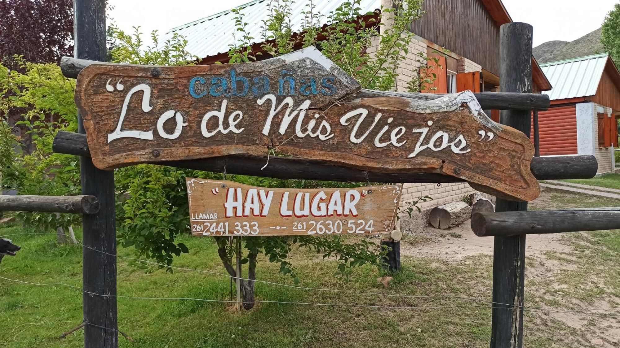 "Lo De Mis Viejos" Villa Potrerillos Buitenkant foto